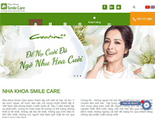 Tablet Screenshot of nhakhoasmilecare.vn